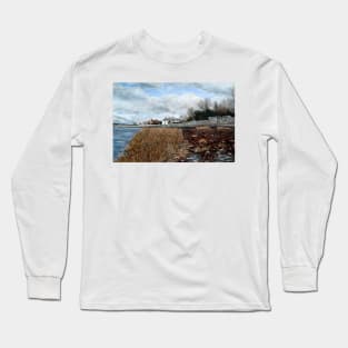 GOAT WALK TOPSHAM, DEVON AT LOW TIDE Long Sleeve T-Shirt